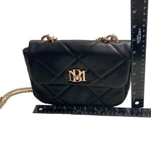 BADGLEY MISCHKA Diamond Quilted‎ Crossbody Bag 6X3X8 Black
